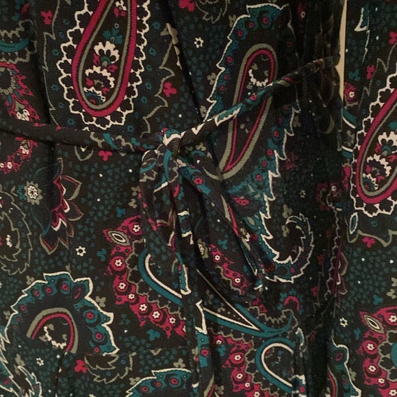 Tommy Hilfiger Green Paisley Dress size 6 - Picture 3 of 4